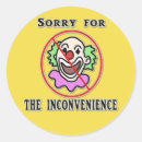 Recherche de nez clown autocollants Drôle
