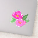 Recherche de pivoines autocollants Rose