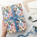 Recherche de voyage vintage papier cadeau Timbres