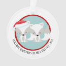 Recherche de renard arctique ornements Noël