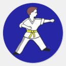 Recherche de karate autocollants Garçon