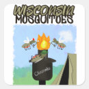 Recherche de moustiques autocollants Bande dessinée