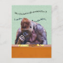 Zoek naar gorilla briefkaarten Humor