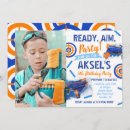 Recherche de nerf invitations D'anniversaire de nerf