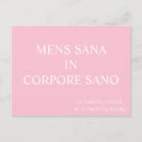 Recherche de santé mentale cartes postales Typographie