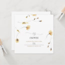 Recherche de jaune baby shower invitations Floral