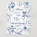 Recherche de 15ème anniversaire mariage cartes invitations Quinze