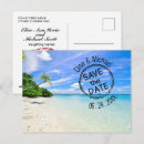 Recherche de le de plage de date mariage invitations Coucher de soleil