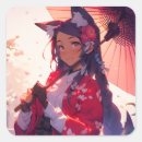 Recherche de kitsune autocollants Anime