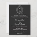 Recherche de cadre noir invitations Sophistiqué