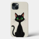 Zoek naar groene ogen iphone hoesjes Schattige kat