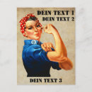 Recherche de le féminisme cartes postales Rosie la riveteuse