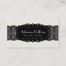 Recherche de dentelle noire cartes visite Salon