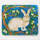 Recherche de lapin bleu tapis souris Fleurs