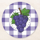 Recherche de raisins dessous de verres Violet