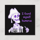 Recherche de squelette drôle cartes visite Os