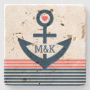 Recherche de coral dessous de verres Monogramme