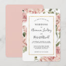 Recherche de floral frame mariage invitations Cadre or