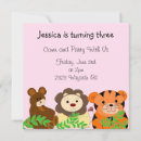 Recherche de de zoo anniversaire invitations Animaux de la jungle