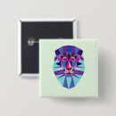 Recherche de grande tête badges Tête de lion