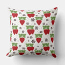 Recherche de fond blanc coussins Rouge