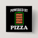 Recherche de pizza drôle badges Pizzeria