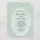 Zoek naar elegant floral bridal shower invitations Bruid
