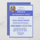 Recherche de retraite police invitations Flic