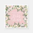 Recherche de aquarelle rose serviettes Baby shower