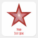 Recherche de texte rouge autocollants Étoiles