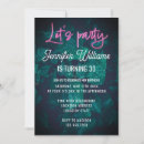 Recherche de vert fluorescent invitations Parti