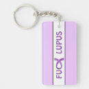 Recherche de ruban de lupus porteclés Violet