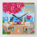Recherche de scenes horloges Fleurs