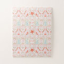 Recherche de oiseau de noël puzzles Rouge