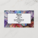 Recherche de tricotage cartes visite Affaires