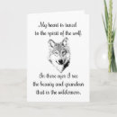 Recherche de animal totem vœux cartes Loup