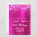 Recherche de hot pink anniversaire invitations Brillant