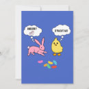 Recherche de pâques drôle invitations Mignon