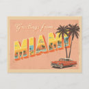 Zoek naar miami zonsondergang briefkaarten Tropisch