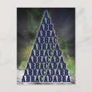 Recherche de abracadabra cartes postales Magique