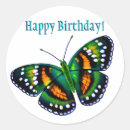 Recherche de papillon turquoise autocollants Anniversaire