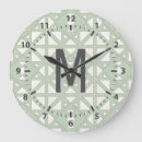 Recherche de vert mousse horloges Moderne