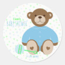 Recherche de de nounours autocollants De baby shower