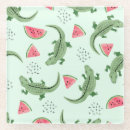 Zoek naar krokodil onderzetters Waterverf