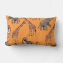 Recherche de animaux africains coussins Girafe