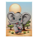 Zoek naar cartoon olifant posters Afrika