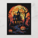 Zoek naar spooky house briefkaarten Pompoenen