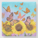 Zoek naar mooie onderzetters Zonnebloemen