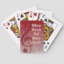Recherche de musical jeux de cartes Partition musicale