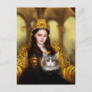 Recherche de petite princesse cartes postales Chat